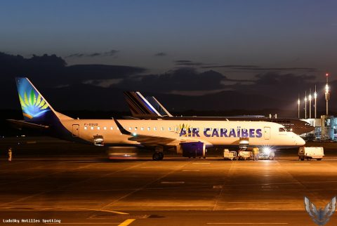 F-OSUD · Embraer E190, Pointe-à-Pitre – Maryse Condé
