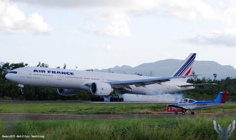 F-GSQX · Boeing 777-300ER, Martinique – Aimé Césaire