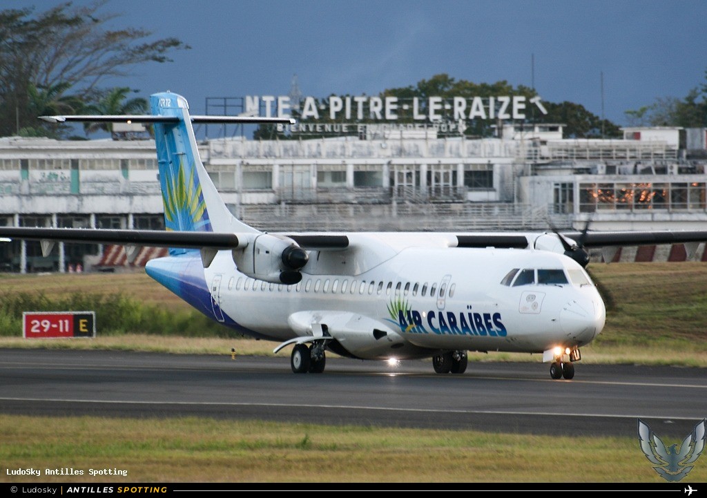 F-OIJG · ATR 72-500, Air Caraïbes, Pointe-à-Pitre – Maryse Condé