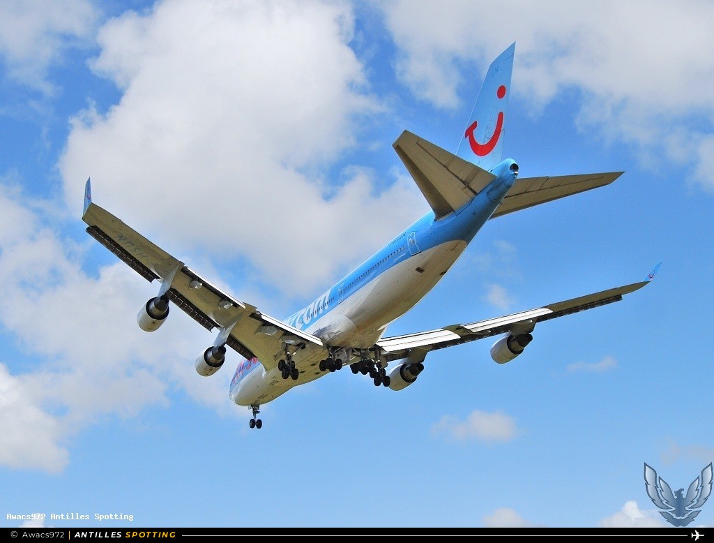 F-HSUN · Boeing 747-400, Corsairfly, Martinique – Aimé Césaire