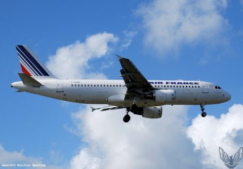 F-GKXC · Airbus A320, Martinique – Aimé Césaire