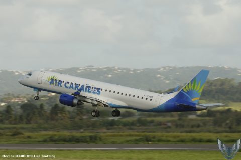 F-OSUD · Embraer E190, Martinique – Aimé Césaire