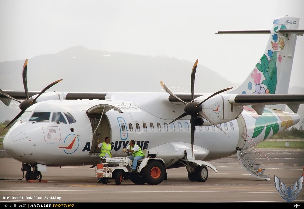 F-OIJB · ATR 42-500, Air Guyane, Martinique – Aimé Césaire