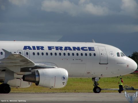 F-GKXC · Airbus A320, Pointe-à-Pitre – Maryse Condé