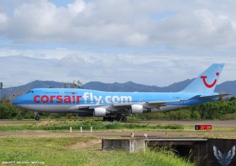 F-HKIS · Boeing 747-400, Martinique – Aimé Césaire