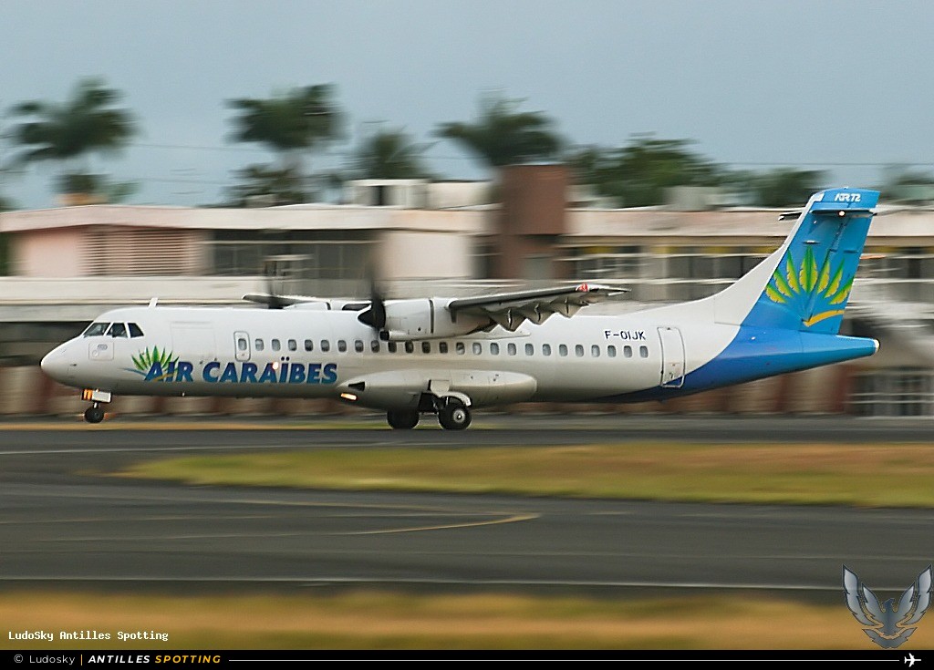 F-OIJK · ATR 72-500, Air Caraïbes, Pointe-à-Pitre – Maryse Condé
