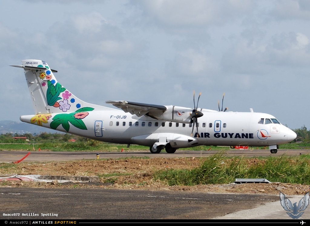 F-OIJB · ATR 42-500, Air Guyane, Martinique – Aimé Césaire