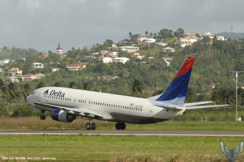 N3739P · Boeing 737-800, Martinique – Aimé Césaire