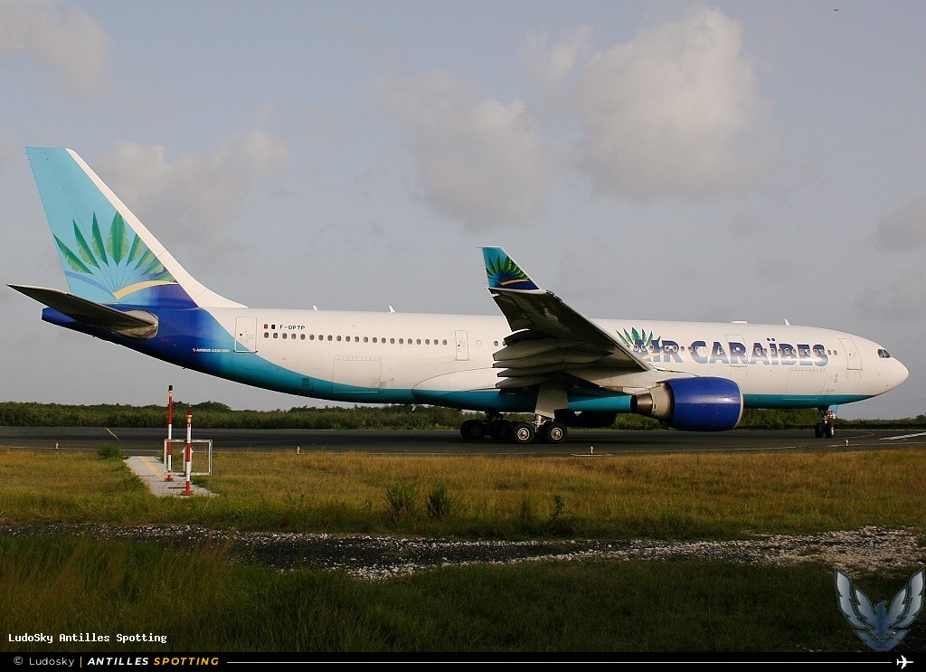 F-OPTP · Airbus A330-200, Air Caraïbes, Pointe-à-Pitre – Maryse Condé