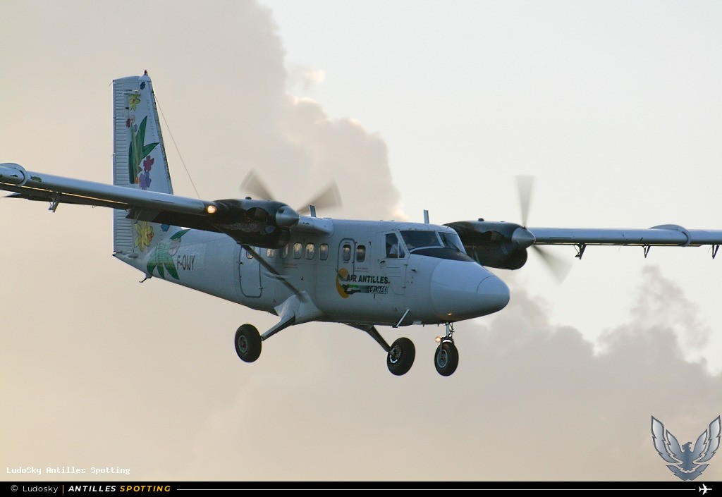 F-OIJY · De Havilland Canada DHC-6 Twin Otter, Air Antilles Express, Pointe-à-Pitre – Maryse Condé