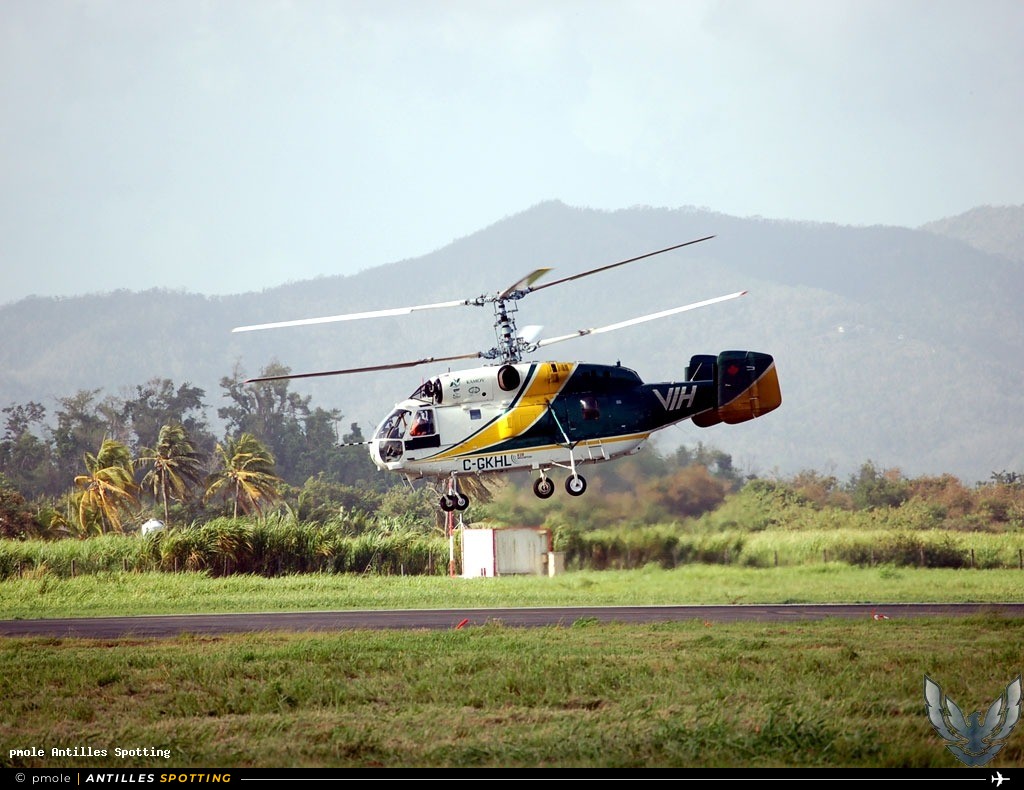 C-GKHL · Kamov Ka-32, Vancouver Island Helicopters Logging, Martinique – Aimé Césaire