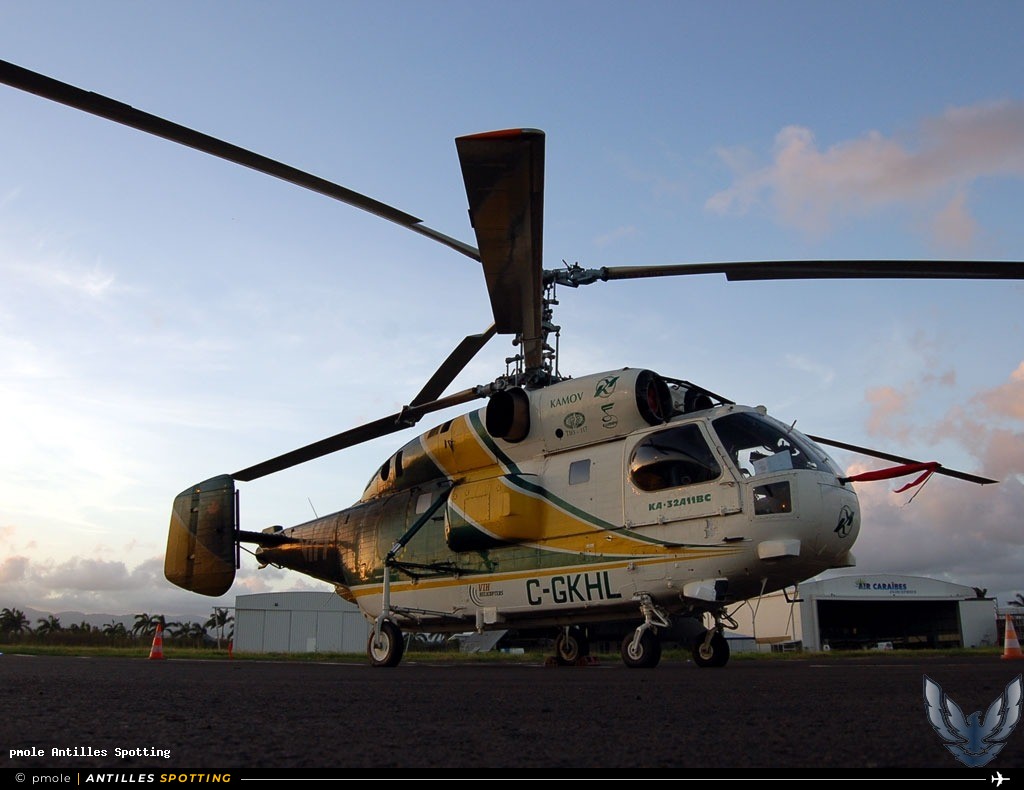 C-GKHL · Kamov Ka-32, Vancouver Island Helicopters Logging, Martinique – Aimé Césaire