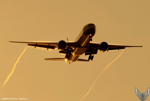 F-GSQR · Boeing 777-300ER, Pointe-à-Pitre – Maryse Condé