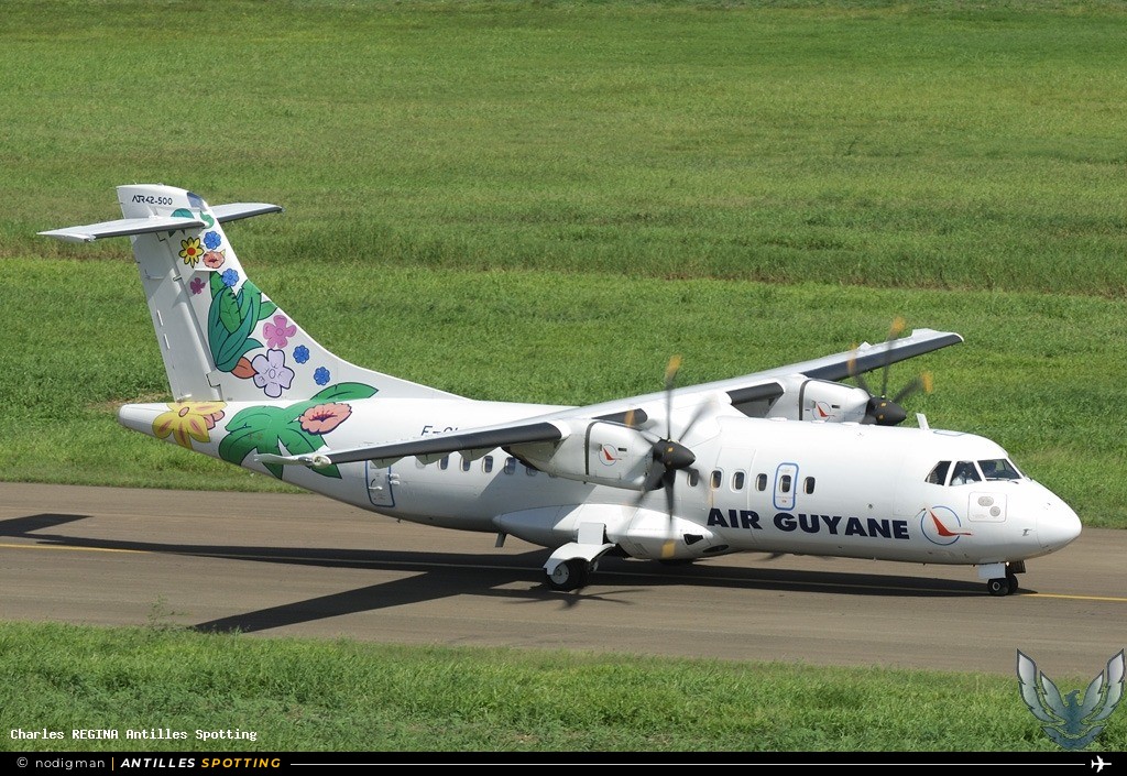 F-OIJB · ATR 42-500, Air Guyane, Martinique – Aimé Césaire