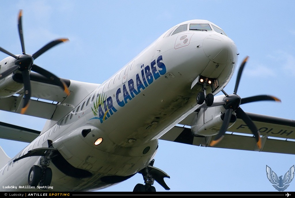 F-OIJH · ATR 72-500, Air Caraïbes, Pointe-à-Pitre – Maryse Condé