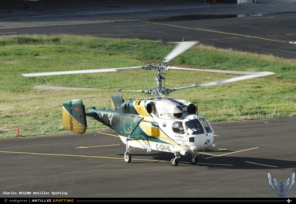C-GKHL · Kamov Ka-32, Vancouver Island Helicopters Logging, Martinique – Aimé Césaire