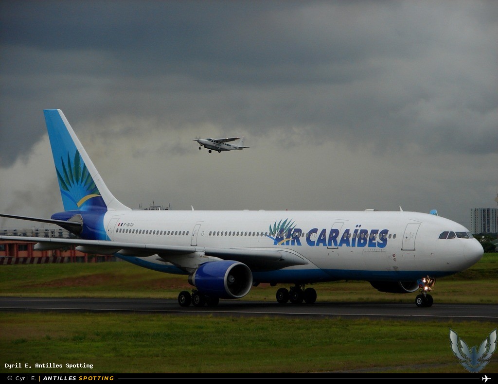 F-OPTP · Airbus A330-200, Air Caraïbes, Pointe-à-Pitre – Maryse Condé