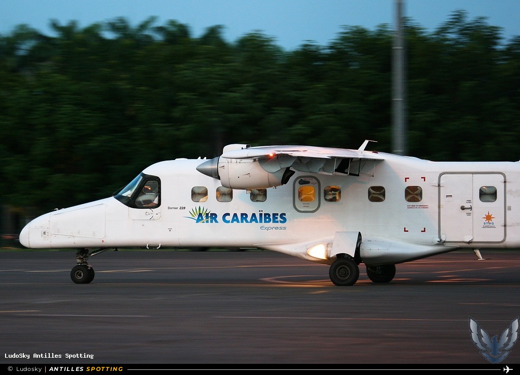 F-OHQK · Dornier 228, Air Caraïbes Express, Pointe-à-Pitre – Maryse Condé
