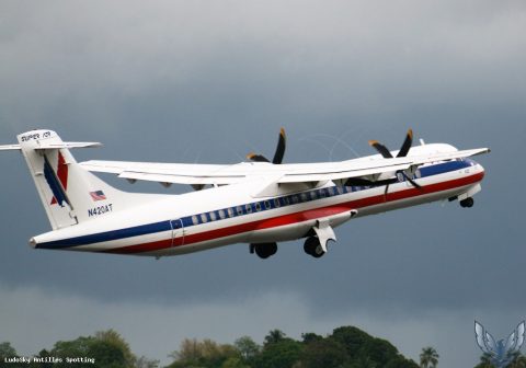 N420AT · ATR 72-200, Pointe-à-Pitre – Maryse Condé