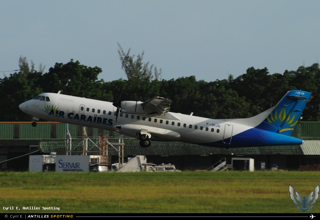 F-OIJG · ATR 72-500, Air Caraïbes, Pointe-à-Pitre – Maryse Condé