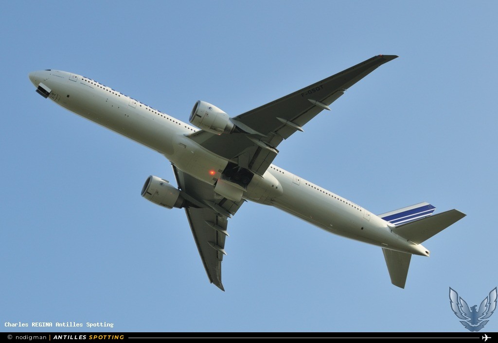 F-GSQT · Boeing 777-300ER, Air France, Pointe-à-Pitre – Maryse Condé
