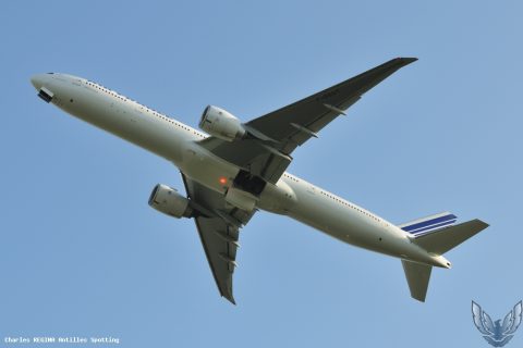 F-GSQT · Boeing 777-300ER, Pointe-à-Pitre – Maryse Condé