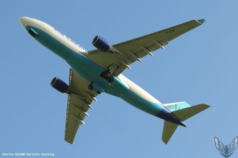 F-OFDF · Airbus A330-200, Martinique – Aimé Césaire