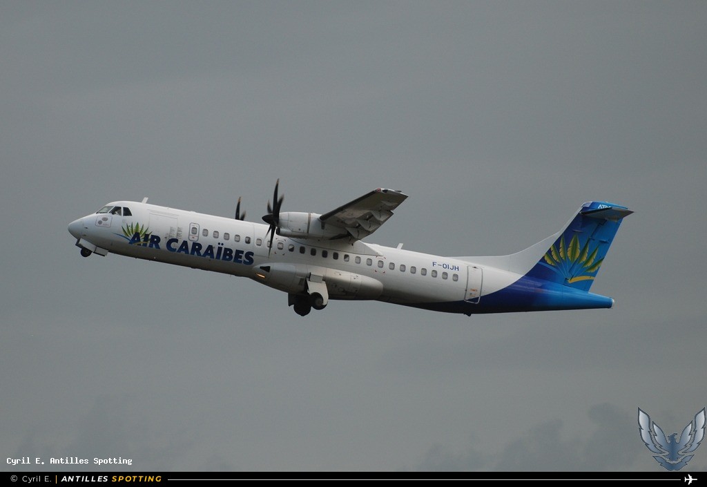 F-OIJH · ATR 72-500, Air Caraïbes, Pointe-à-Pitre – Maryse Condé