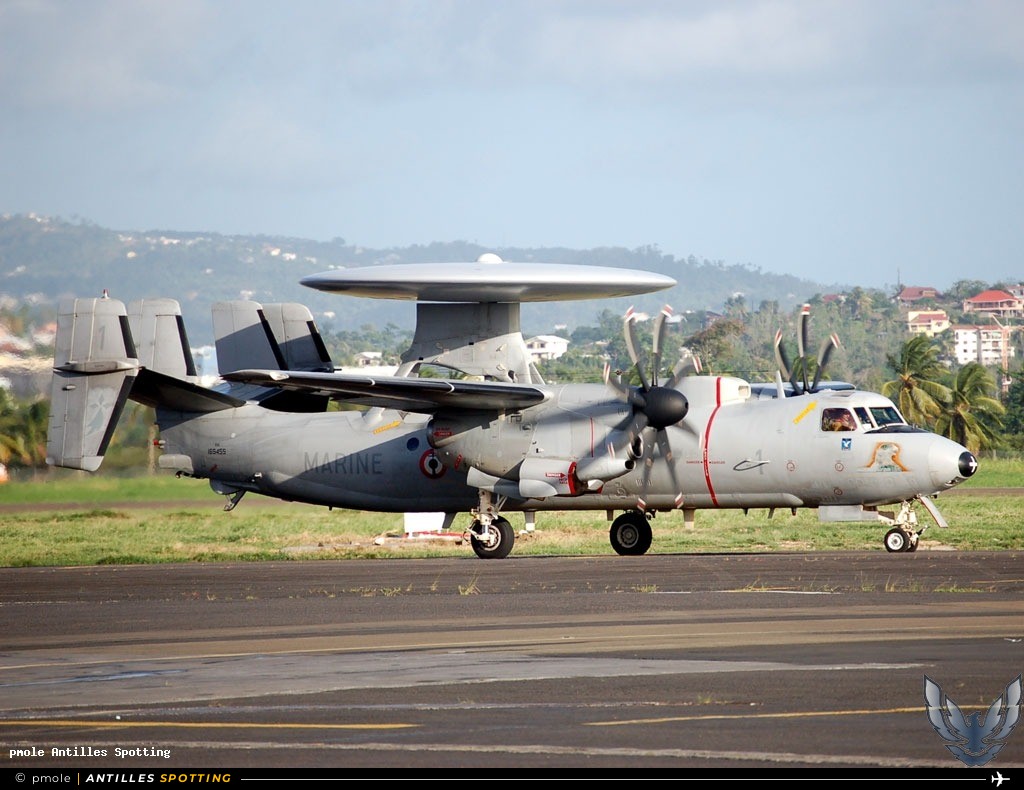 165456 · Grumman E-2C Hawkeye, French Navy - Flotille 4F, Martinique – Aimé Césaire
