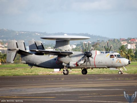 165456 · Grumman E-2C Hawkeye, Martinique – Aimé Césaire