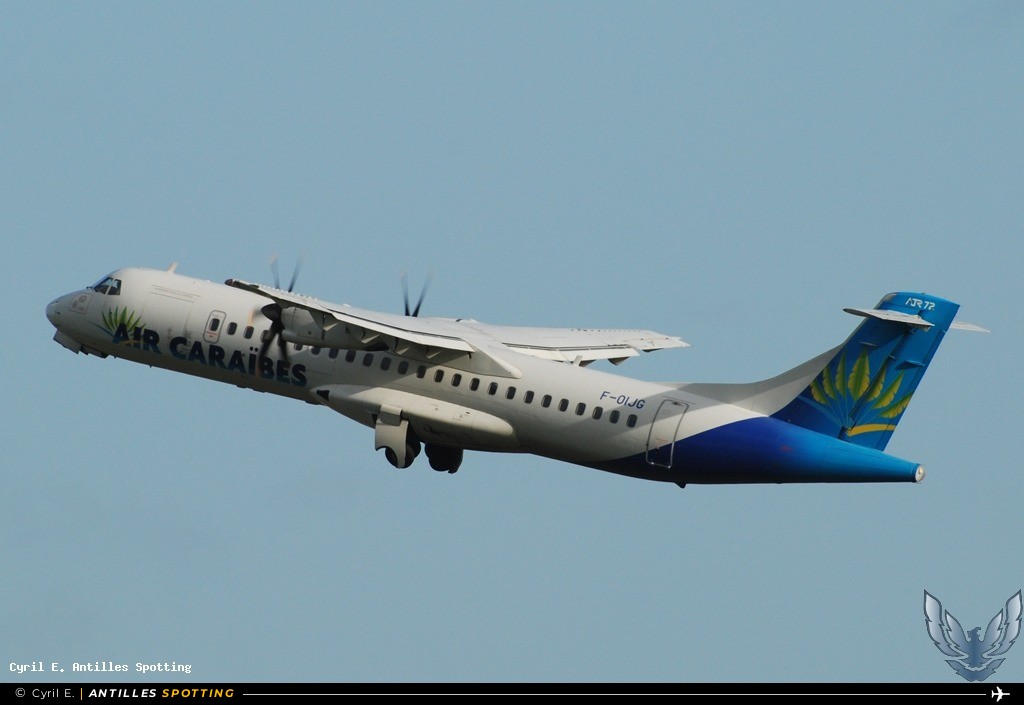 F-OIJG · ATR 72-500, Air Caraïbes, Pointe-à-Pitre – Maryse Condé