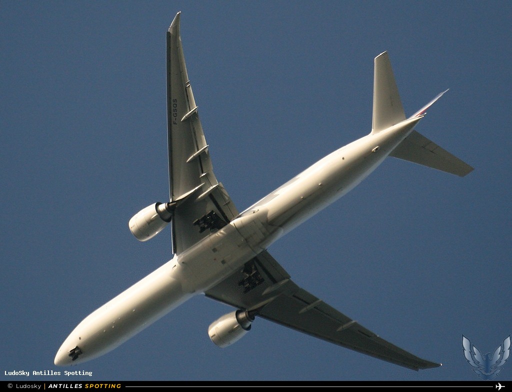 F-GSQS · Boeing 777-300ER, Air France, Pointe-à-Pitre – Maryse Condé