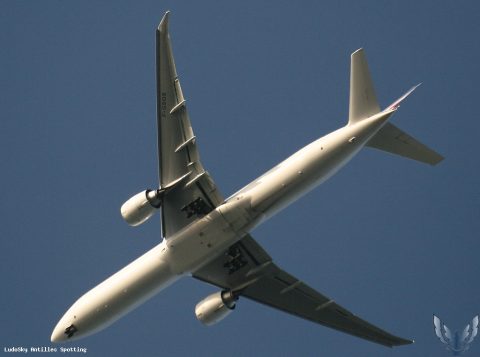 F-GSQS · Boeing 777-300ER, Pointe-à-Pitre – Maryse Condé