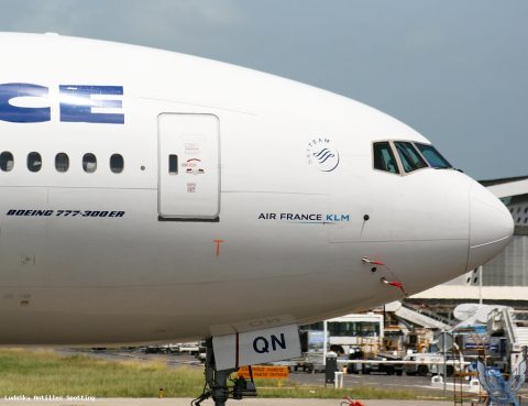 F-GSQN · Boeing 777-300ER, Pointe-à-Pitre – Maryse Condé
