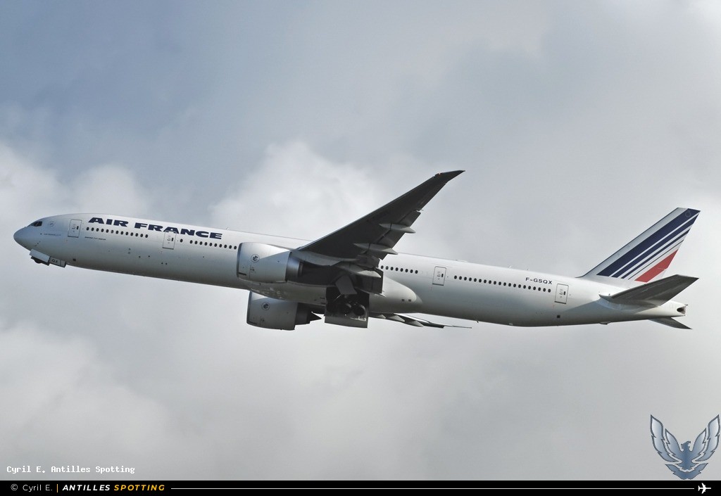 F-GSQX · Boeing 777-300ER, Air France, Pointe-à-Pitre – Maryse Condé