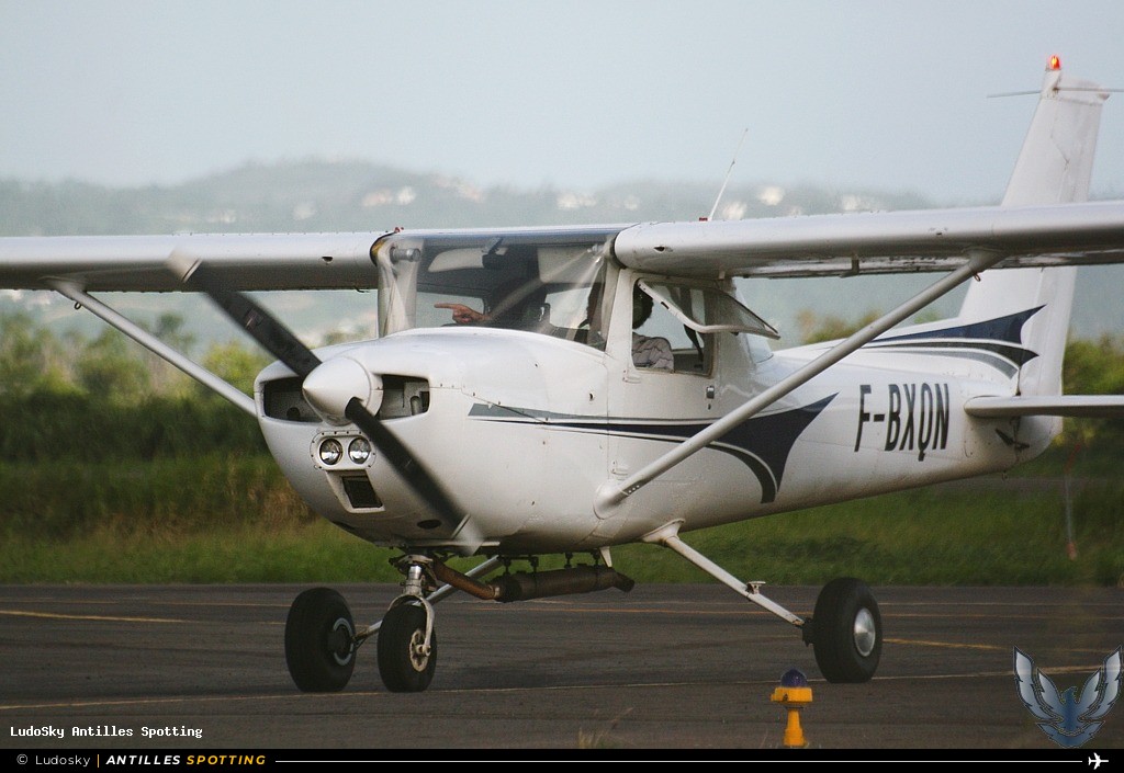 F-BXQN · Cessna 150, Aéroclub Charly Bravo, Martinique – Aimé Césaire