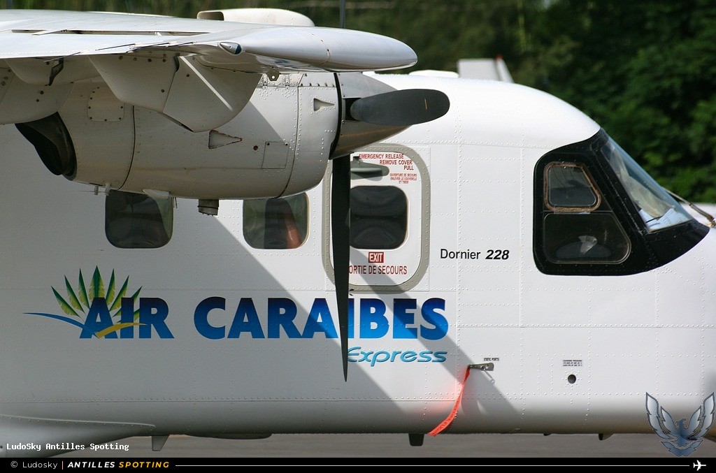 F-OHQK · Dornier 228, Air Caraïbes Express, Pointe-à-Pitre – Maryse Condé