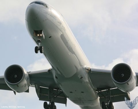 F-GSQP · Boeing 777-300ER, Martinique – Aimé Césaire
