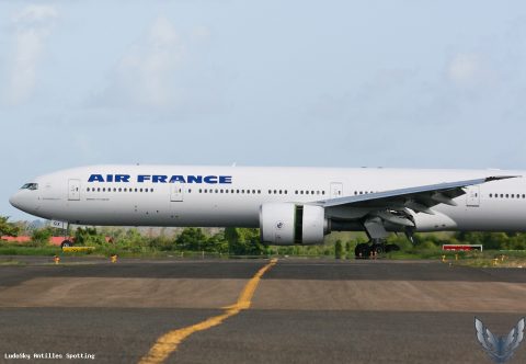F-GSQX · Boeing 777-300ER, Martinique – Aimé Césaire