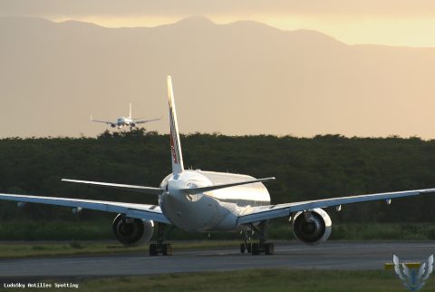 F-GSQN · Boeing 777-300ER, Pointe-à-Pitre – Maryse Condé
