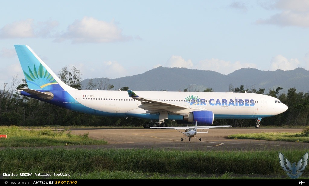 F-OPTP · Airbus A330-200, Air Caraïbes, Martinique – Aimé Césaire