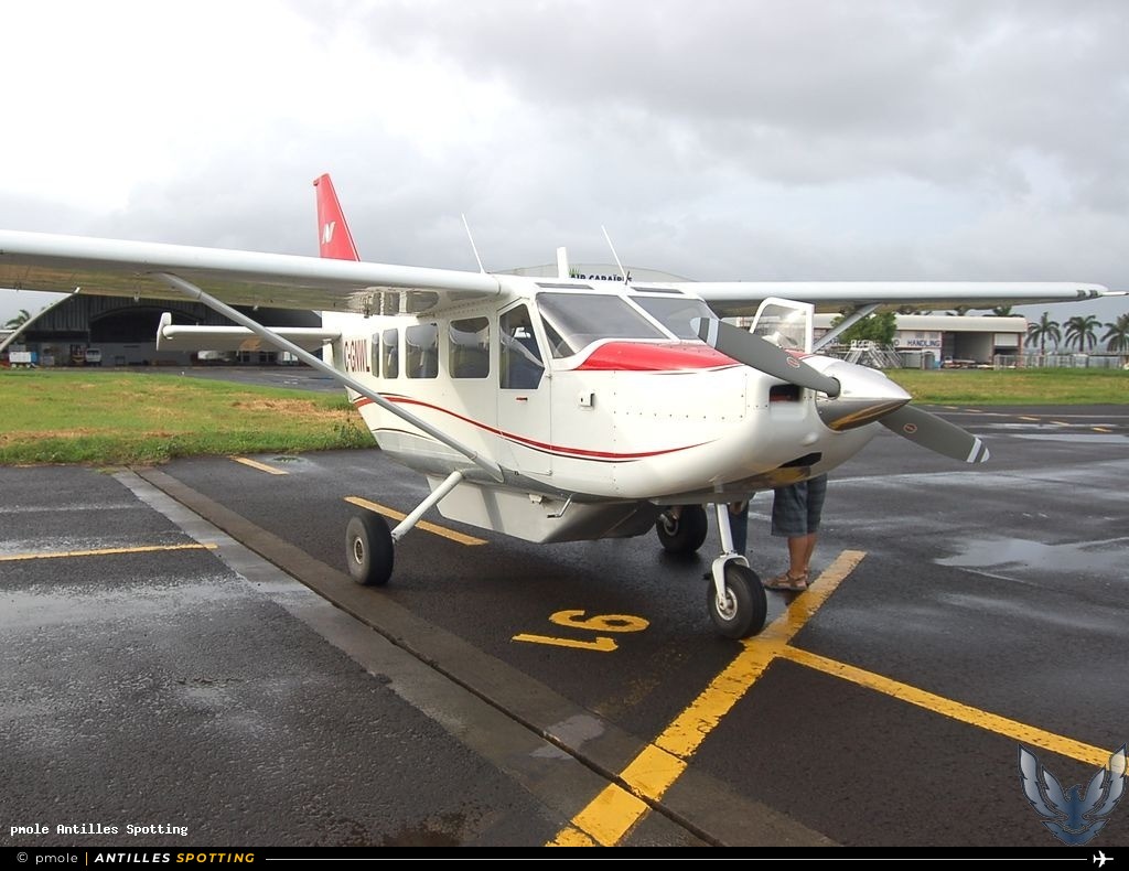 C-GNWL · GippsAero GA8 Airvan, Yankee Lima Helicoptères, Martinique – Aimé Césaire