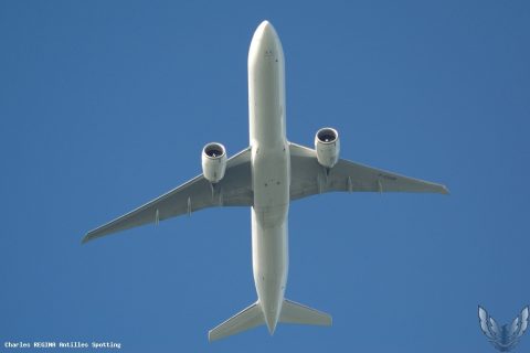 F-GSQP · Boeing 777-300ER, Martinique – Aimé Césaire