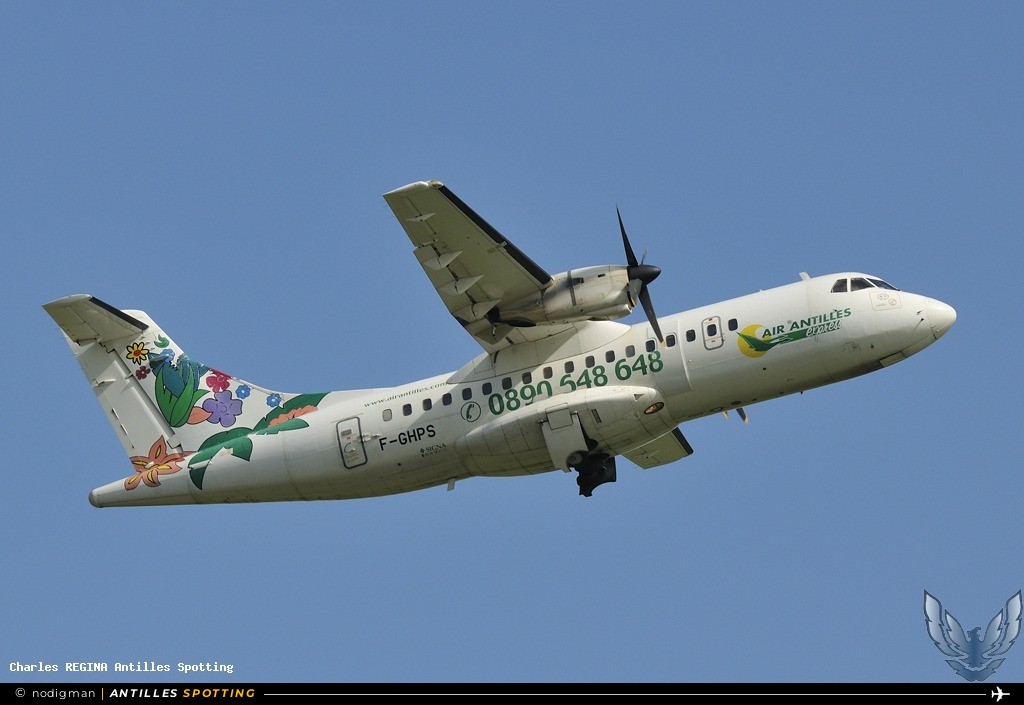 F-GHPS · ATR 42-300, Air Antilles Express, Martinique – Aimé Césaire