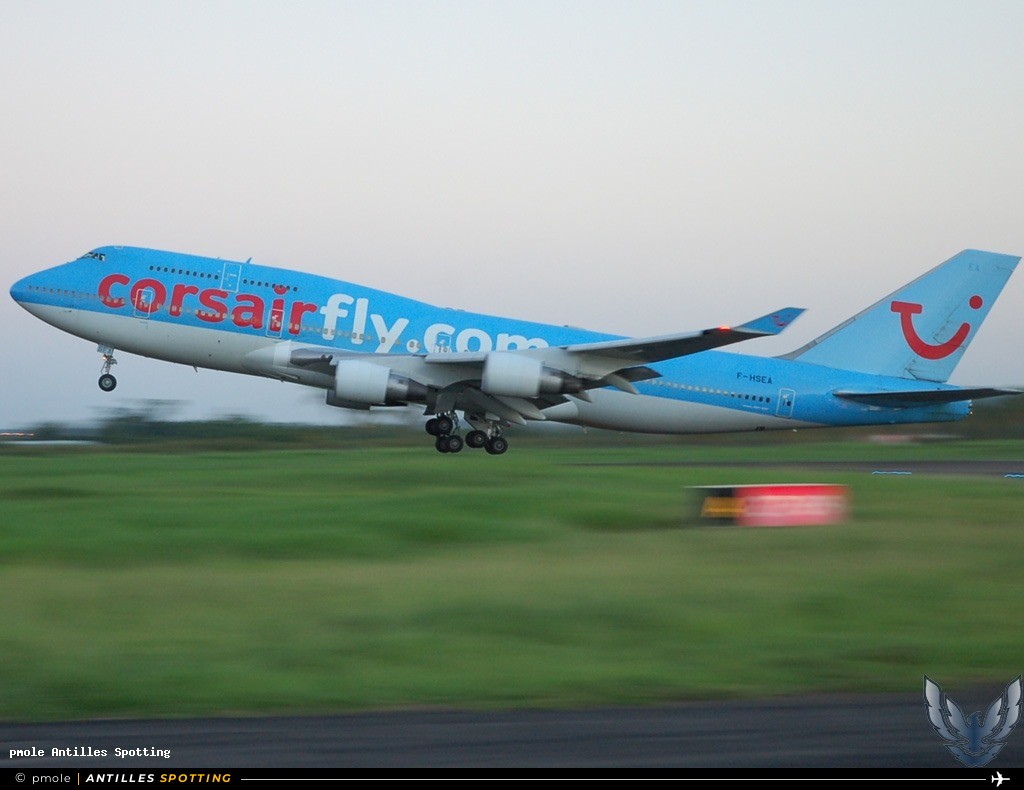 F-HSEA · Boeing 747-400, CORSAIRFLY - TUI Aviation GmbH, Martinique – Aimé Césaire