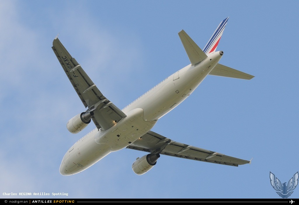 F-GKXC · Airbus A320, Air France, Martinique – Aimé Césaire