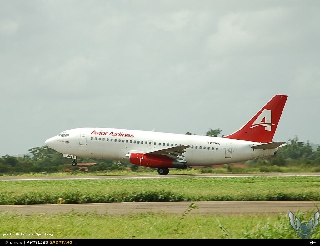 YV1360 · Boeing 737-200, Avior Airlines, Martinique – Aimé Césaire
