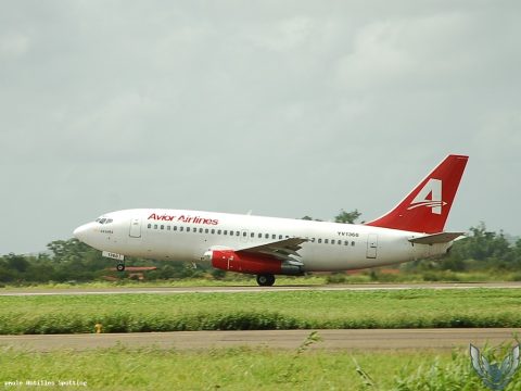 YV1360 · Boeing 737-200, Martinique – Aimé Césaire
