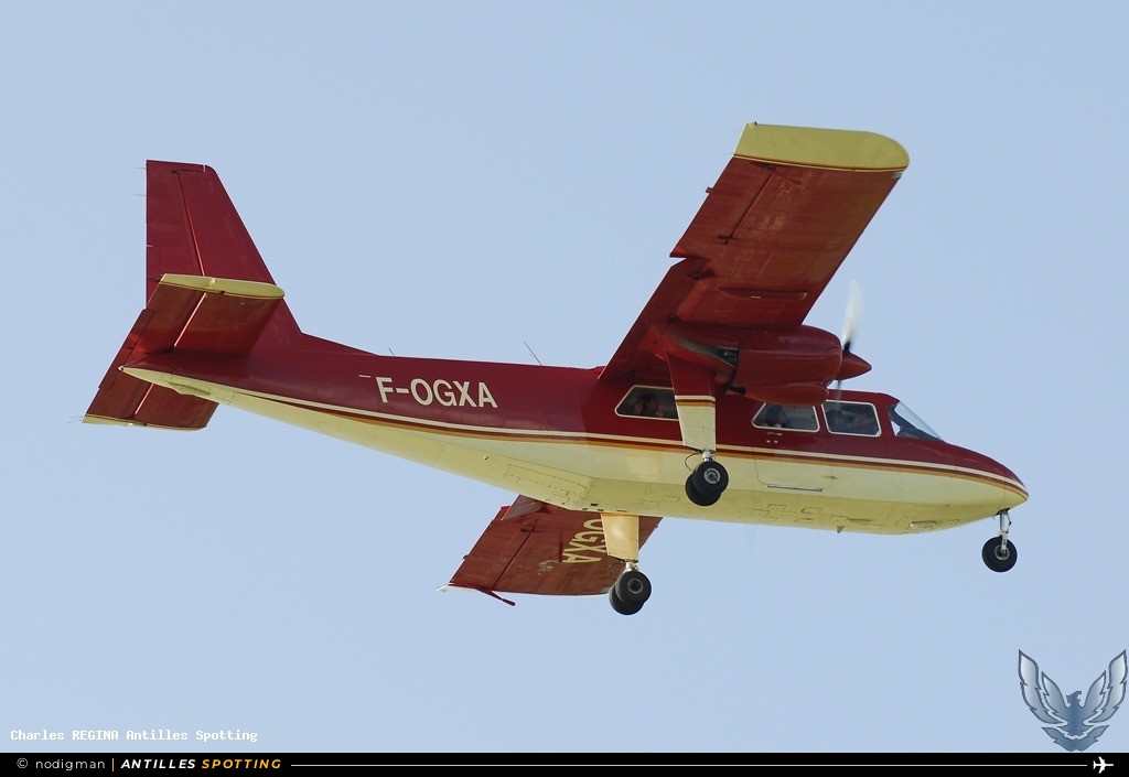 F-OGXA · Britten-Norman BN-2 Islander, Airawak, Martinique – Aimé Césaire