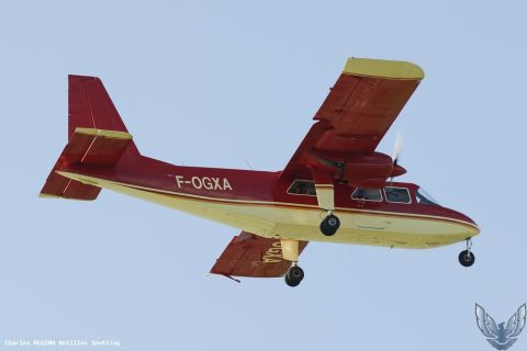 F-OGXA · Britten-Norman BN-2 Islander, Martinique – Aimé Césaire